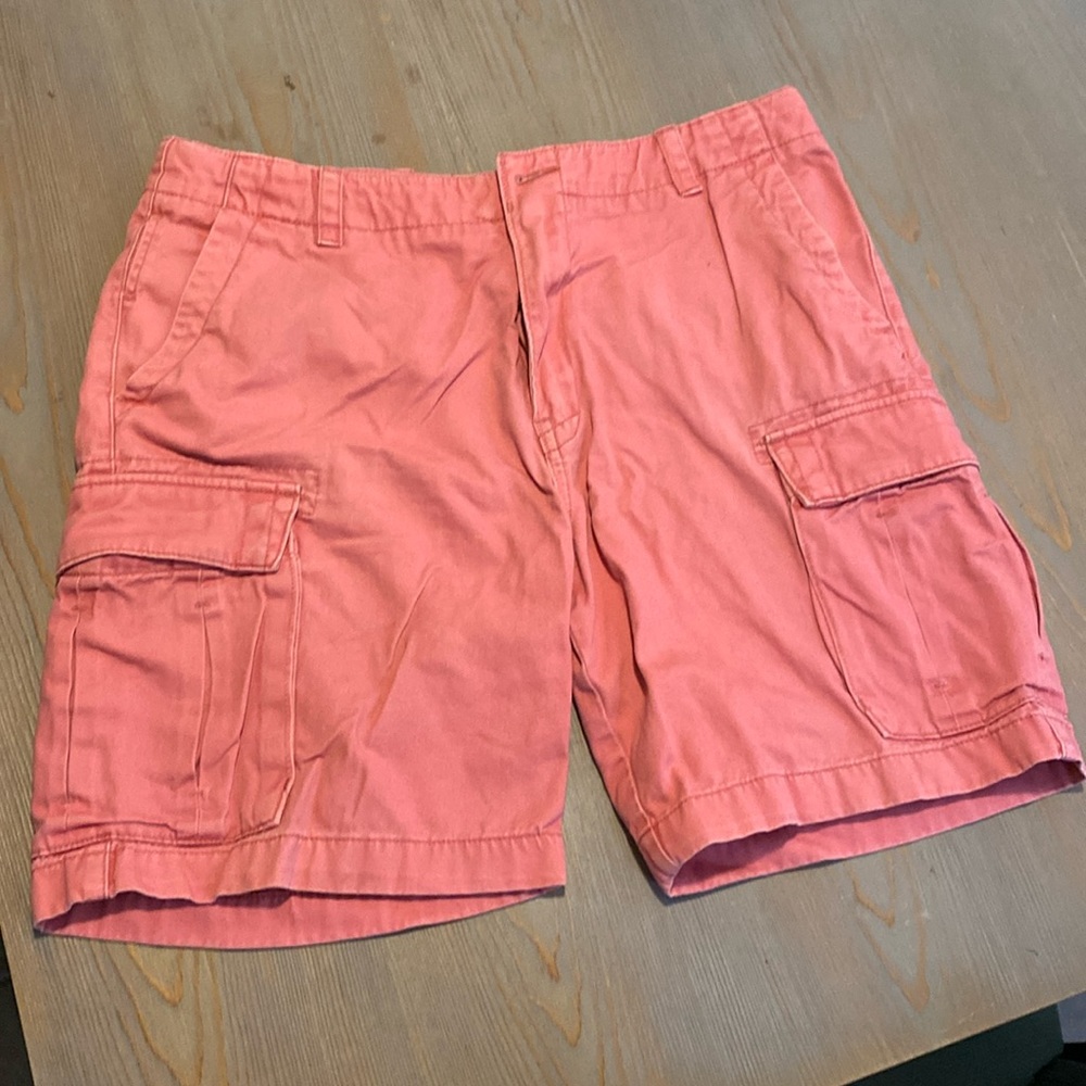 Men’s Size 36 Pink Nautical Cargo Shorts